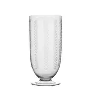 [Florabelle Living] Leaf Cut Hurricane Small Clear
