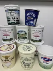 (11) 32oz Greek Empty Yogurt Plastic Containers w/Lids Storage Crafts Projects