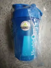 New BPA Free Blender Bottle Wire Whisk Classic 20 oz Blue