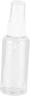 MUSISALY 10pcs Refillable Plastic Spray Bottles for Travel Home Small Empty Containers with Fine Nozzle White Color for Perfume Essential Oils