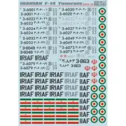 Print Scale 48-117 Decal airplane 1:48 Iranian Tomcat F14 The complete set2 leaf