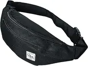 [Vibe Festival Gear] Vibe Fanny Pack Cute Fashion Black Pineapple or Shiny Holographic Silver Gold - Belt Waist Bag Bum Bag Purse for Festival Rave Party Travel for Men Women and Teens