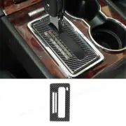 For Lincoln Navigator 07-14 Carbon Fiber Center Console Gear Shift Panel Cover (for: Lincoln)