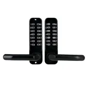 Double-Sided Keyless Entry Door Lock, Mechanical Keypad Double Door Lock with...