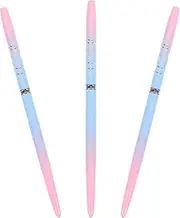 OFFIGAM 3pcs Nail Art Brush Professional Nail Gel Painting Pens for Designs Includes Lining and Checkered Brushes Compact for Home Salon Use
