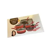 * Rachel Ray 14 Piece Hard Enamel Cookware Bakeware Set