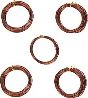 PHENOFICE Bonsai Tree Modelling Wire Kit 5 Rolls of 1/1.5/2.0mm Aluminum Bonsai Wires Tool Set