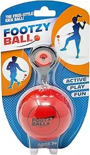 FootzyBall Bouncy String Fidget | Kid Teen Adult | Active Kick Solo Practice Training Workout | Football, Soccer Players | Stress Relief | Special Needs Sport Toys | by Blue Orange Games