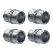 DOITOOL 4pcs Storage Rack Nuts Double Head Storage Shelf Support Nut Steel