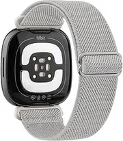 For Fitbit Versa 3/Versa 4 Band Strap Elastic Nylon Adjustable Watchband For Fitbit Sense/Sense 2 Wristband Sport Bracelet