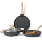 CAROTE Granite Non Stick - Cookware Set 3 - Free Shipping