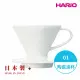 【HARIO】日本製V60磁石濾杯01號-白色 1-2人份(陶瓷濾杯 手沖濾杯 錐形濾杯 有田燒)
