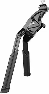 CyclingDeal Adjustable Kickstand for e-Bike MTB Bicycle 24" to 29" - Max Load 40kg - Heavy Duty Center Mount Double Leg Type - Smart Single Stand Kick Up Position