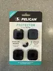Pelican Protector 4-Pack Apple Airtag Holder Air Tag Case with Adhesive Backing
