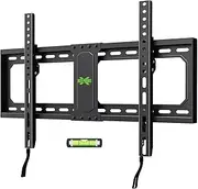 USX MOUNT Fixed TV Wall Mount for 37-82 Inch TVs up to 132 Lbs, Low Profile TV Wall Bracket Fit Wood Studs 16", 18", 24", TV Mount with Max VESA 600x400mm, Quick Locked and Release, XFL090