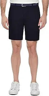 [PGA TOUR] Men's Performance Golf Shorts 8 Inseam with Active Waistband, Moisture-Wicking, Sun Protection