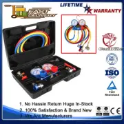 R134a Refrigerant Air Manifold Gauge AC Conditioning Refrigeration Tool Sets AU