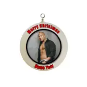 Personalized Dwayne The Rock Christmas Ornament #1