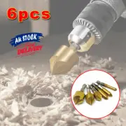 6pcs Countersink Drill Bit Drill Bits Crosshole Metal Drilling Cutting Tool