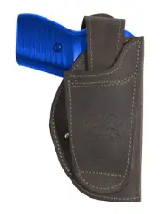 New Barsony Brown Leather 360Carry 12 Option OWB IWB Holster 380 Ultra Compact