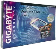GIGABYTE WMKG Cardbus 54 Mbps Wireless LAN Card Notebook Adapter SmartSetup 3