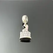 Authentic Pandora Pink Disneyland Castle of Magical Dreams Charm WITH BOX