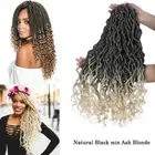 US Super Soft Goddess Faux Locs Dreadlocks Twist Crochet Braids Hair Extensions