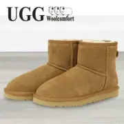 Woolcomfort UGG Boots Classic Unisex Mini Premium Australian Sheepskin-Chestnut