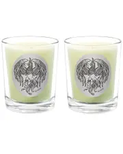 Qualitas Candles Hearth Two Scented Beeswax Candle Set