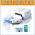 Smart Robot Vacuum & Mop: 8000Pa Suction, Self-Emptying Base, Voice Control