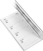 Tofficu Schedule Notebook with Holographic Star Cover Lightweight Planner for Students Unique Starlight Finish Monthly Views Weekly Layouts for Home and School Use