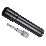 Deep Socket Set 24mm Socket 6" Length 1/2" Drive CR-V 6 Point with 1/4" Adapter