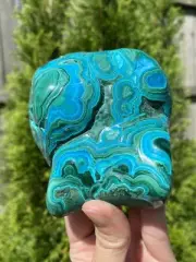 Natural Chrysocolla Large Crystal Polished Rough Untreated