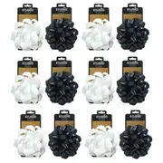12x Studio Gift Wrapping 15cm Metallic Bow Assorted Decoration Present Decor