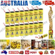 8-40 Rolls Sticky Fly Trap Paper Insect Bug Catcher Strip Hanging Flies Sticker