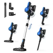 ADVWIN 3-in-1 Cordless Vacuum Cleaner, Extendable Upright Vacuums, 150W Lithium Battery Lightweight Stick Handy Vacuum Cleaner