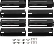 4 Sets Adjustable Heat Plate Heat Tent Grill Replacement Parts, Fit for Brinkman Char Broil Gas Grills, Stainless Steel, Easy to Install, Protects Burners,