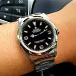 勞力士 14270 ROLEX 探1 T25面 探險家 黑色面盤腕錶