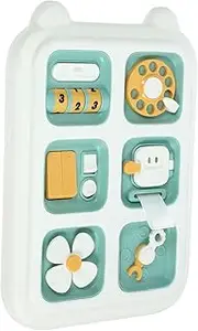 Kisangel Montessori Learning Toy Busy Board for Toddlers Develop Coordination Imagination Boys and Girls' Sensory Toy
