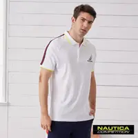 在飛比找momo購物網優惠-【NAUTICA】COMPETITION男裝雙肩撞色短袖PO