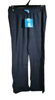 BNWT Girls Sz 16Y LW Reid Navy Stretch Bootleg School Uniform Long Pants Pocket