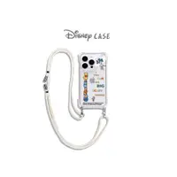 在飛比找ETMall東森購物網優惠-【Disney正版】適用蘋果14promax手機殼透明掛繩迪