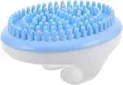 PACKOVE Multi Functional Silicone Massage Brush Hand Held Scalp Belly Massager for Deep Tissue Relaxation Portable Beauty Tool for Home Travel Use User Friendly Design