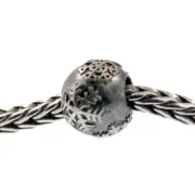 Authentic Trollbeads Sterling Silver 11273 Snowball :1