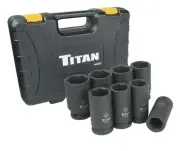 44300 8-Piece 3/4" Drive SAE Deep Impact Socket Set