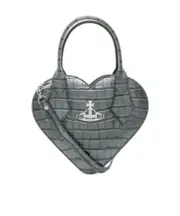 Josephine heart-shaped crossbody bag One size Gray