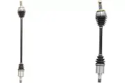 Front PAIR TrakMotive CV Axle Shaft for 2015-2018 Honda Fit (35281)