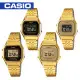 CASIO 卡西歐 日系-復古風電子錶 黑邊黑液晶金錶 (LA680WGA-1B)