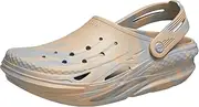 [Crocs] Unisex-Adult Off Grid Clog, Light Grey/Multi, 13 Women/11 Men