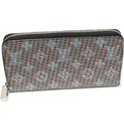 Louis Vuitton Round Zipper Long Wallet With Coin Purse Monogram Lv Pop Blue Zipp
